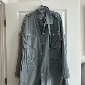 Mistress rocks light denim jacket